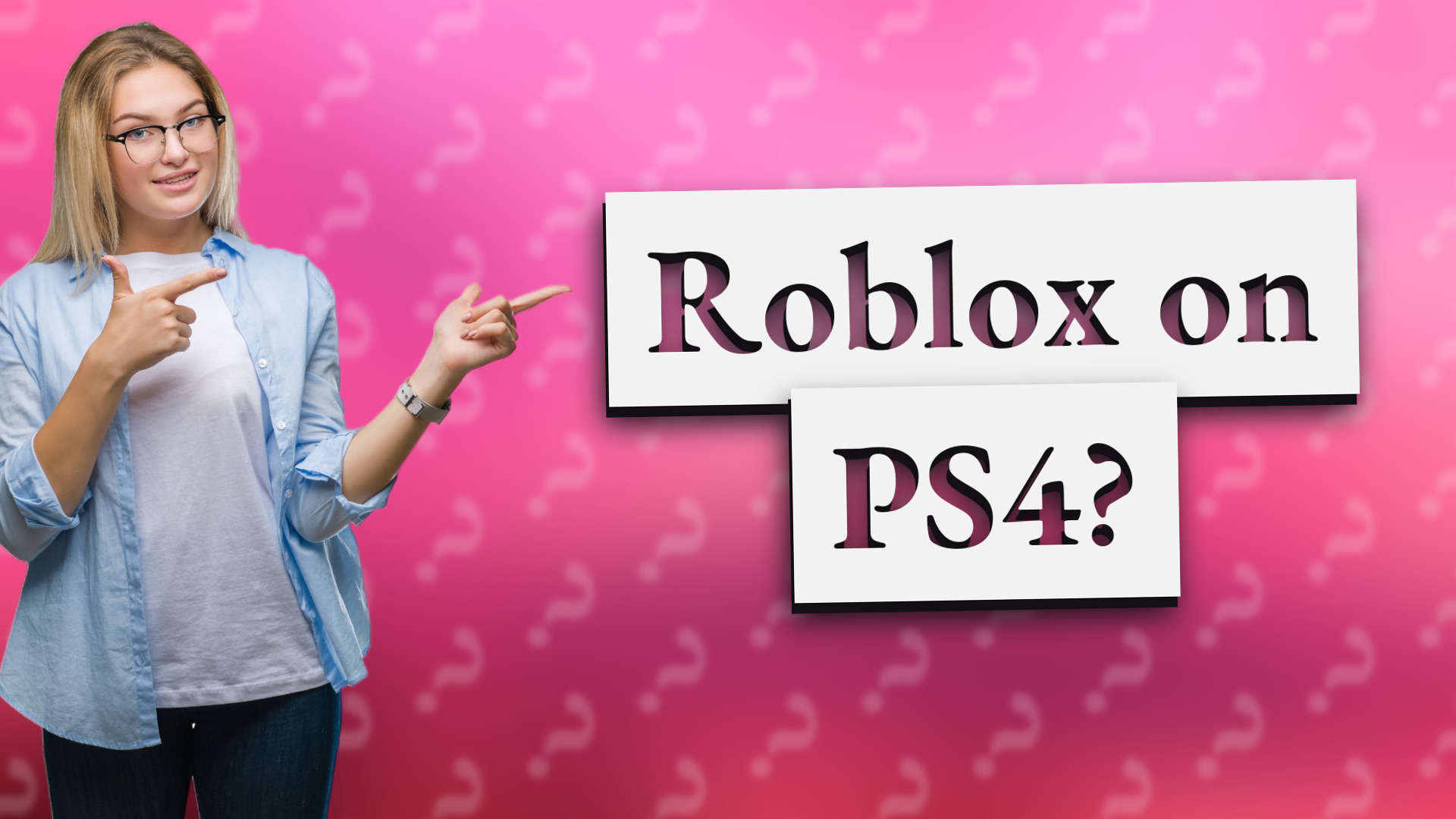 Roblox on PS4?