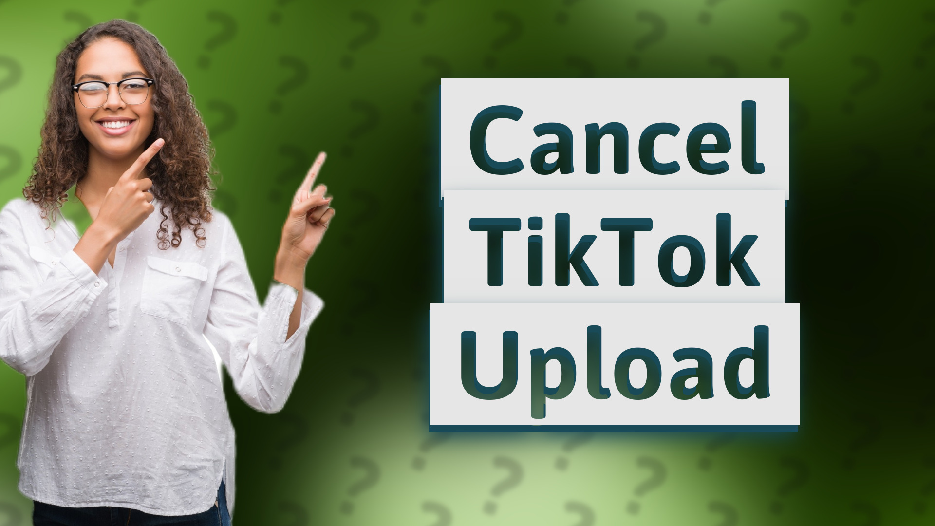 Cancel TikTok Upload