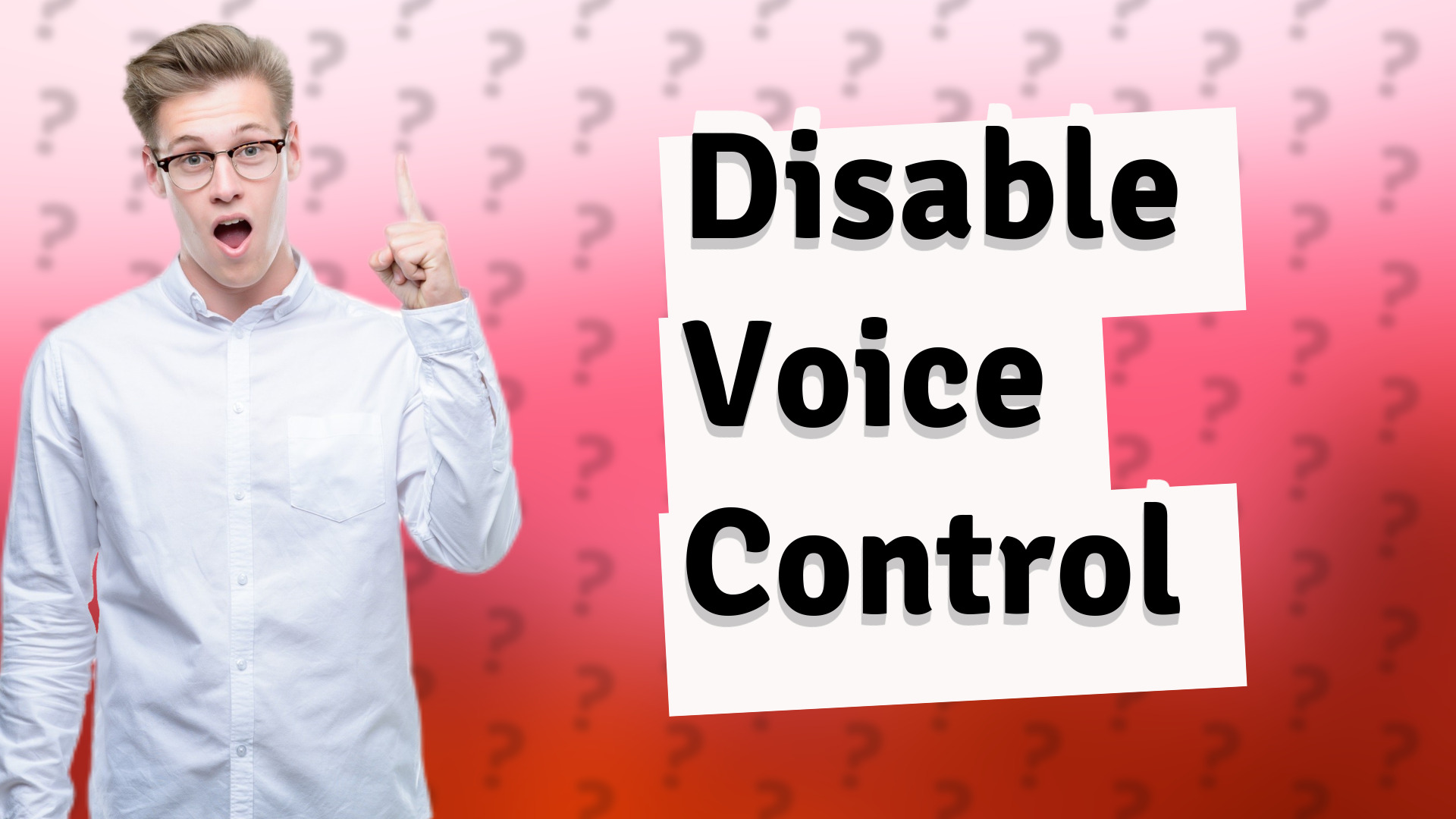 Disable Voice Control
