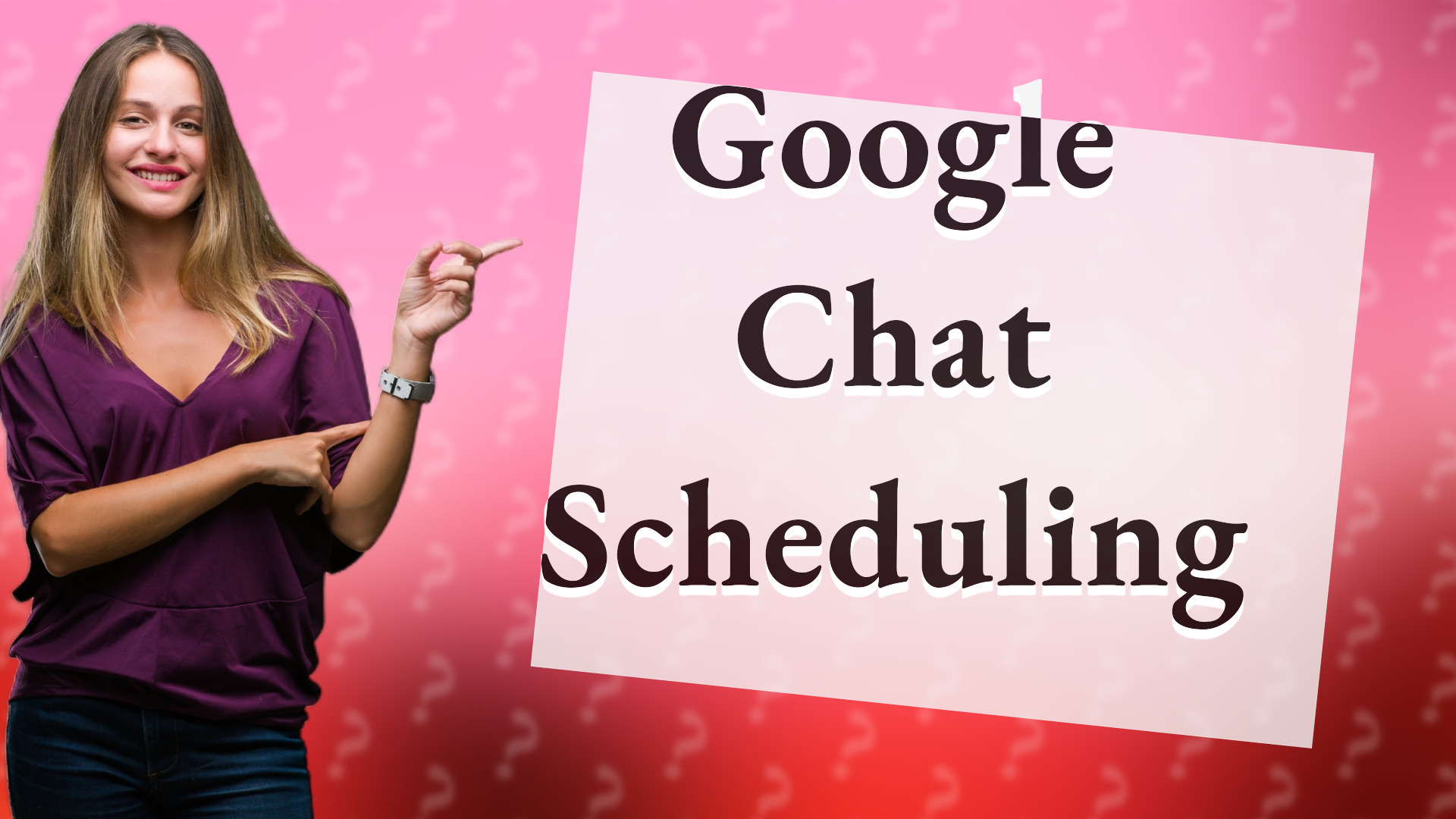 Google Chat Scheduling