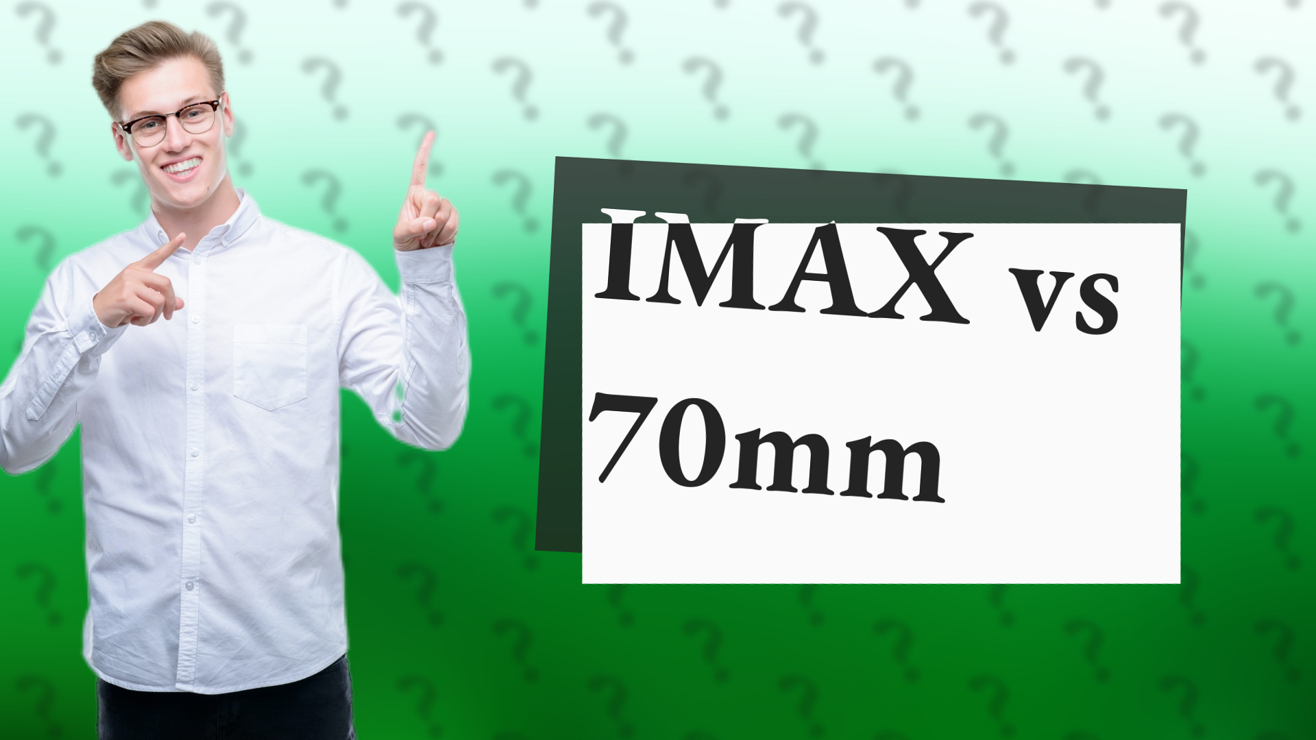 IMAX vs 70mm