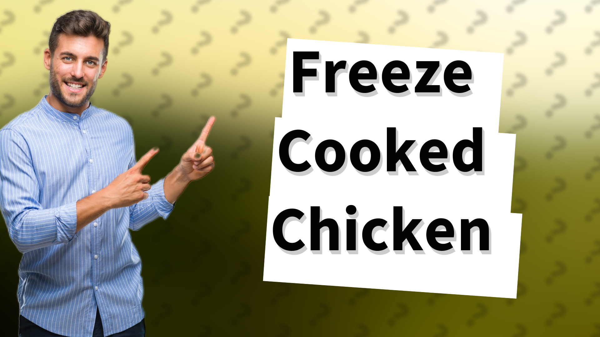 Freeze Cooked Chicken