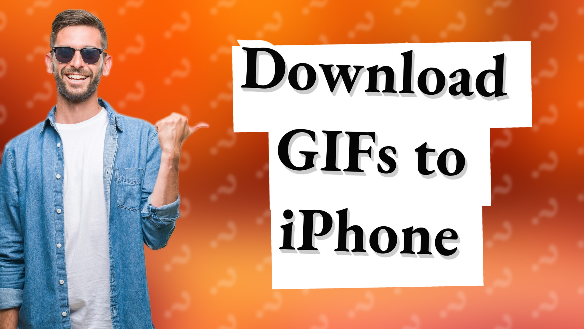 Download GIFs to iPhone