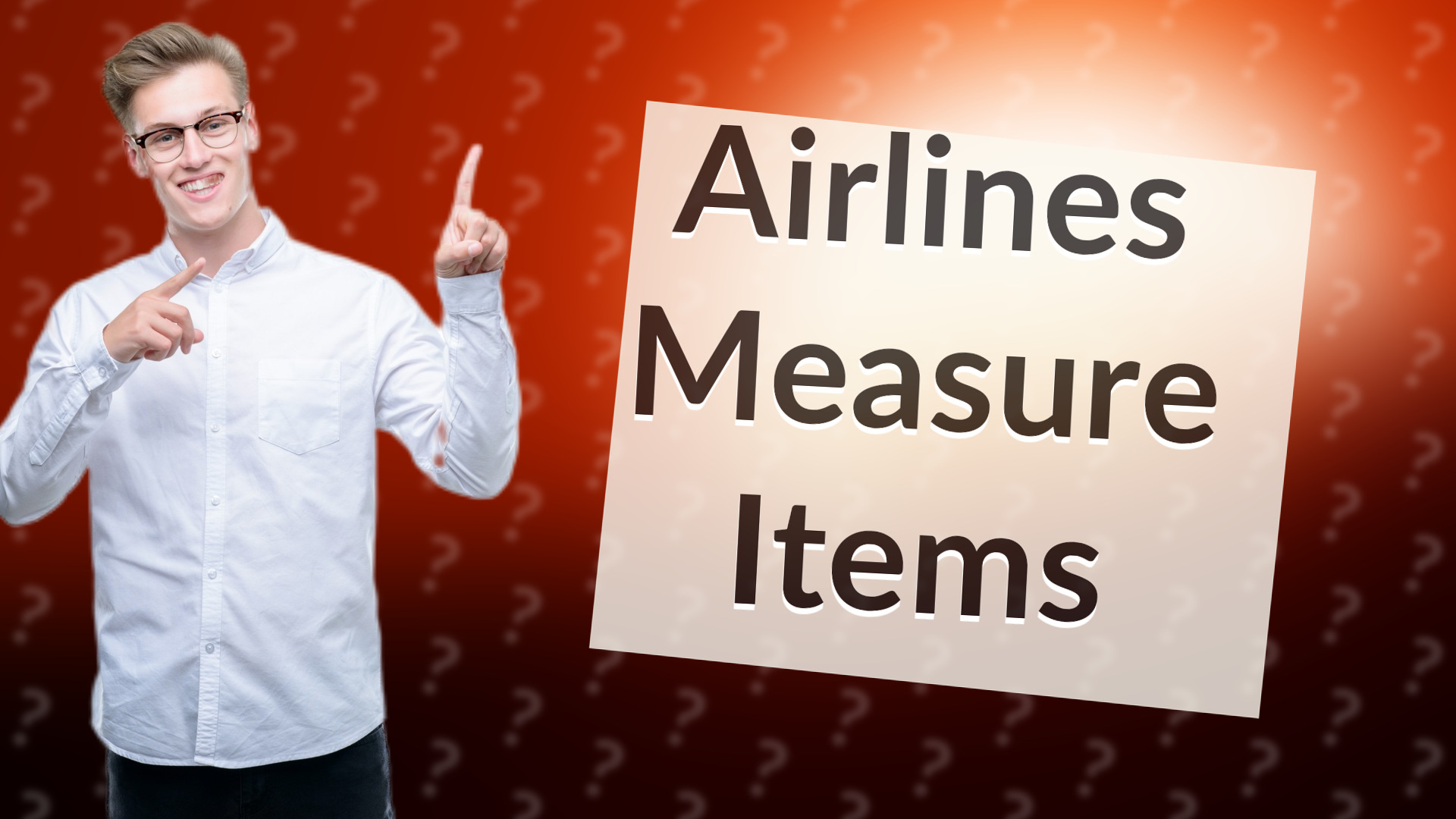 Airlines Measure Items