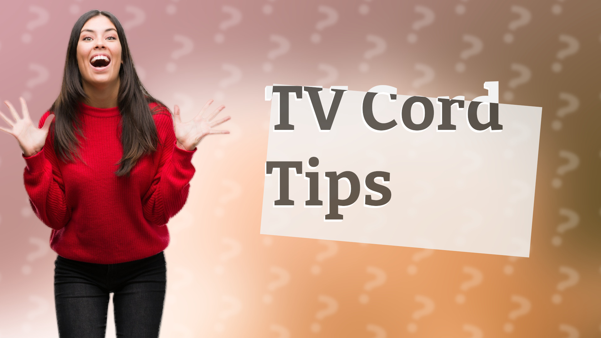 TV Cord Tips