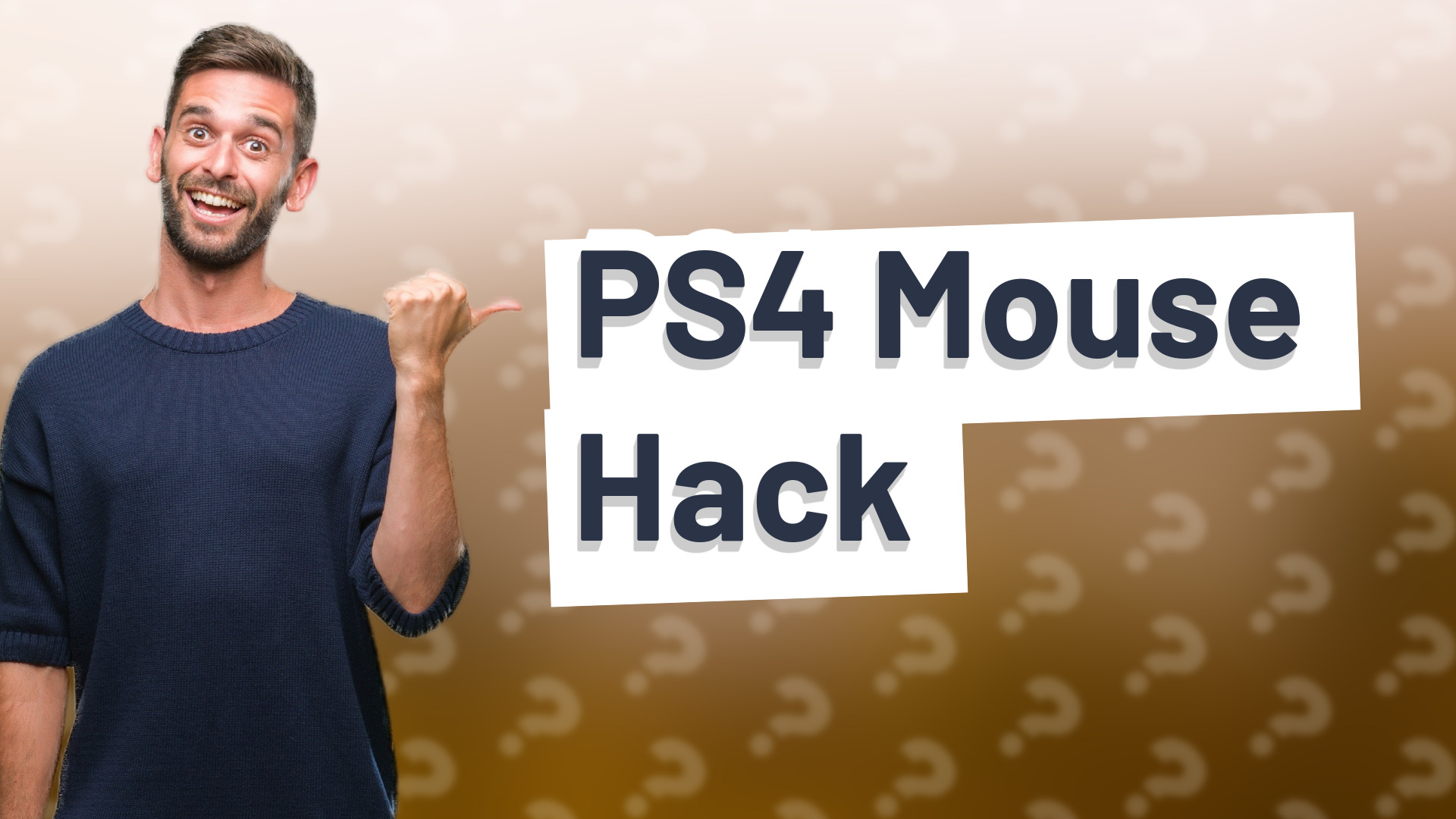PS4 Mouse Hack