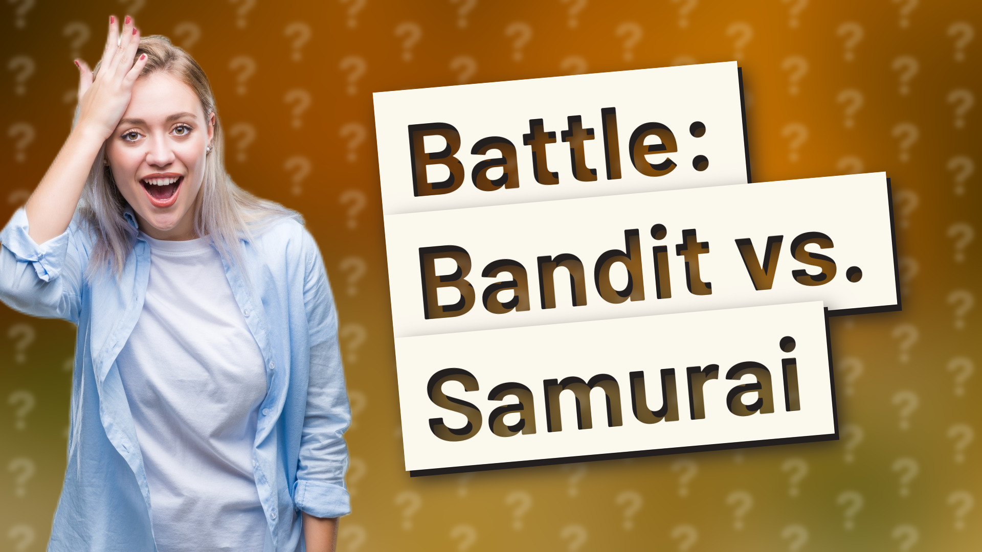 Battle: Bandit vs. Samurai