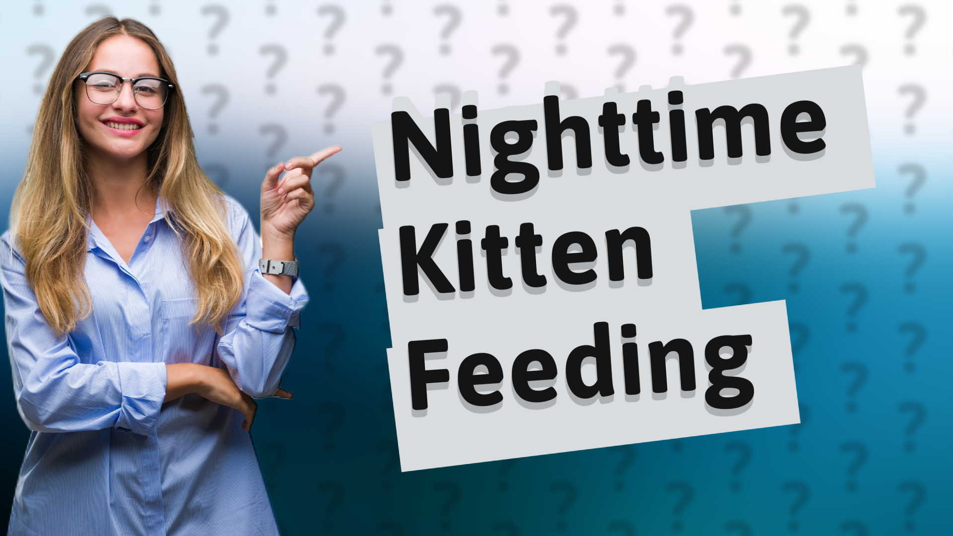 Nighttime Kitten Feeding