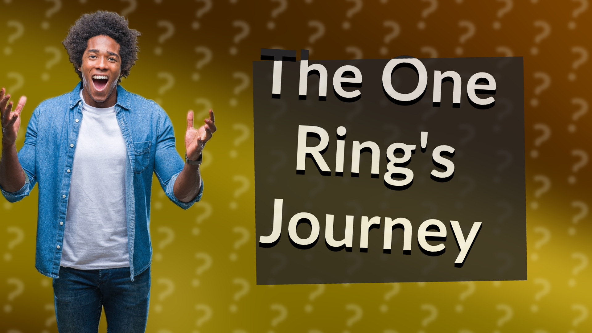 The One Ring's Journey