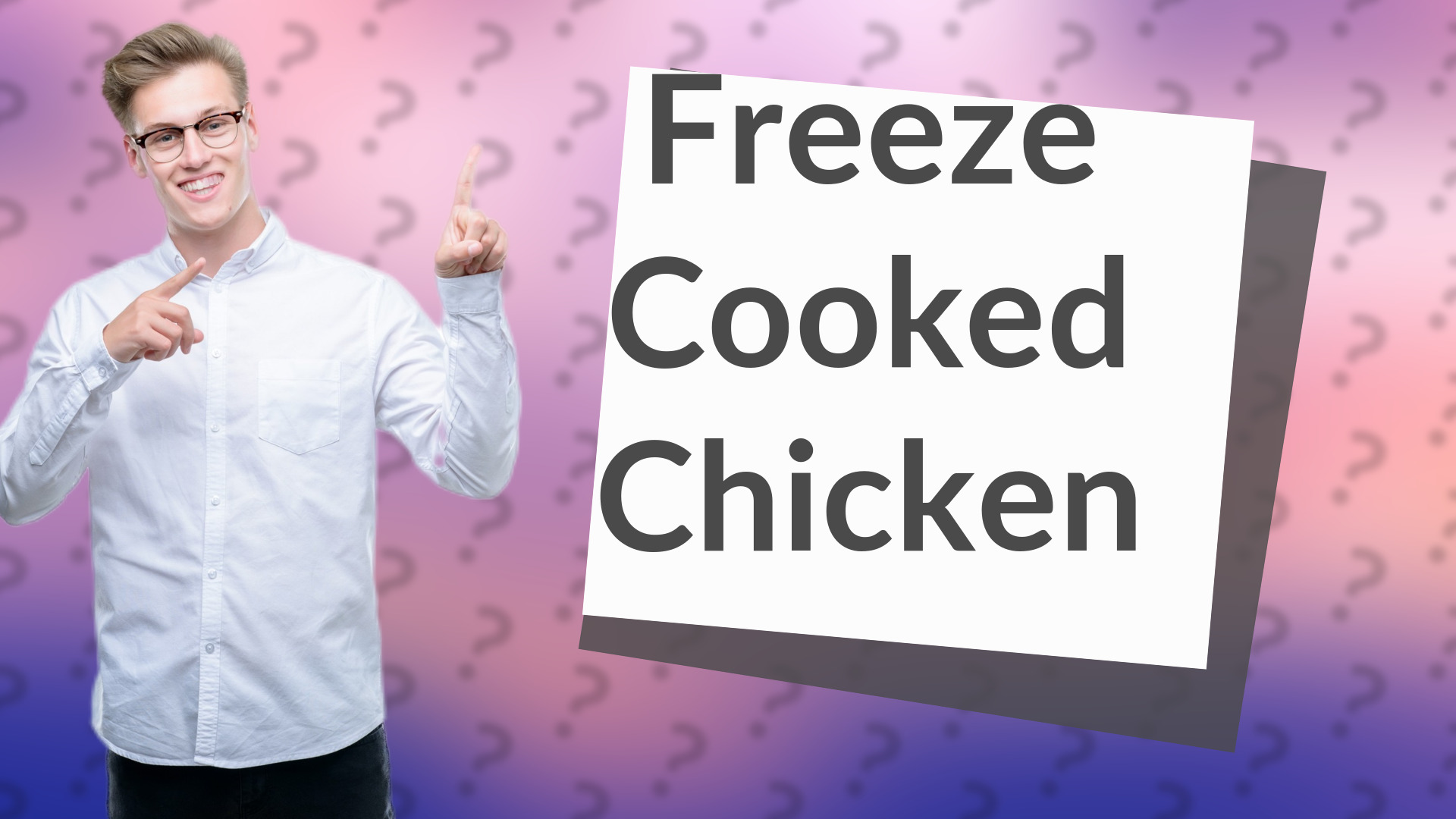 Freeze Cooked Chicken