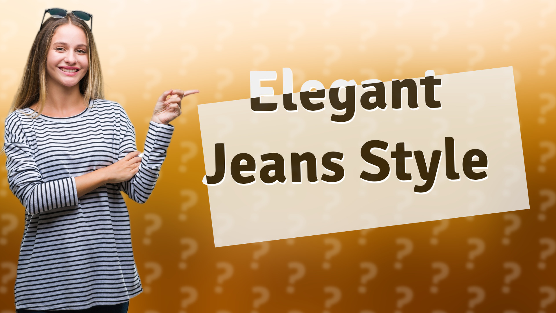 Elegant Jeans Style