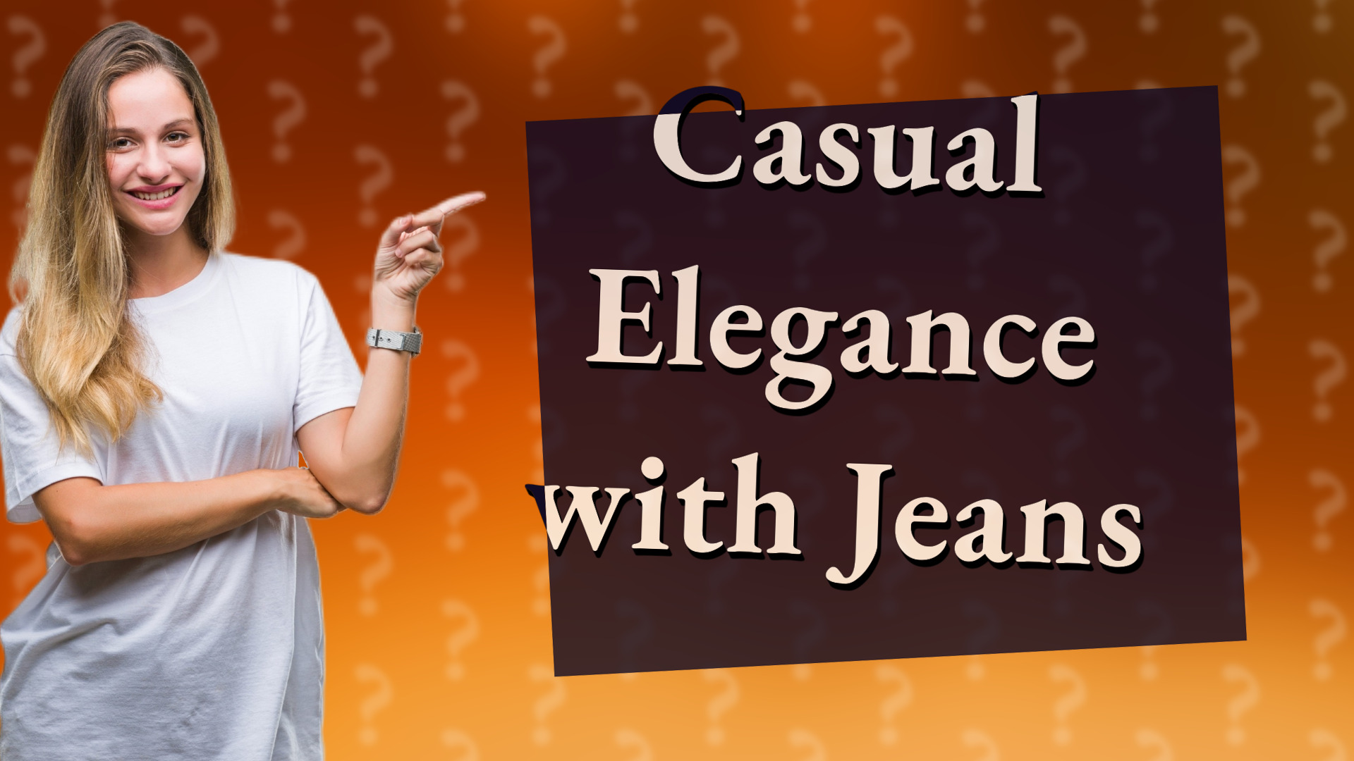 Casual Elegance with Jeans