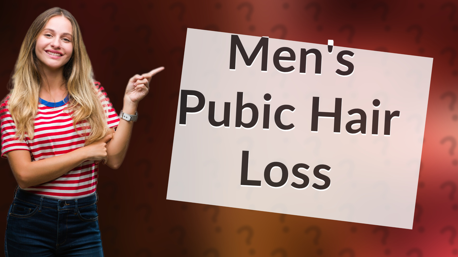 Men's Pubic Hair Loss