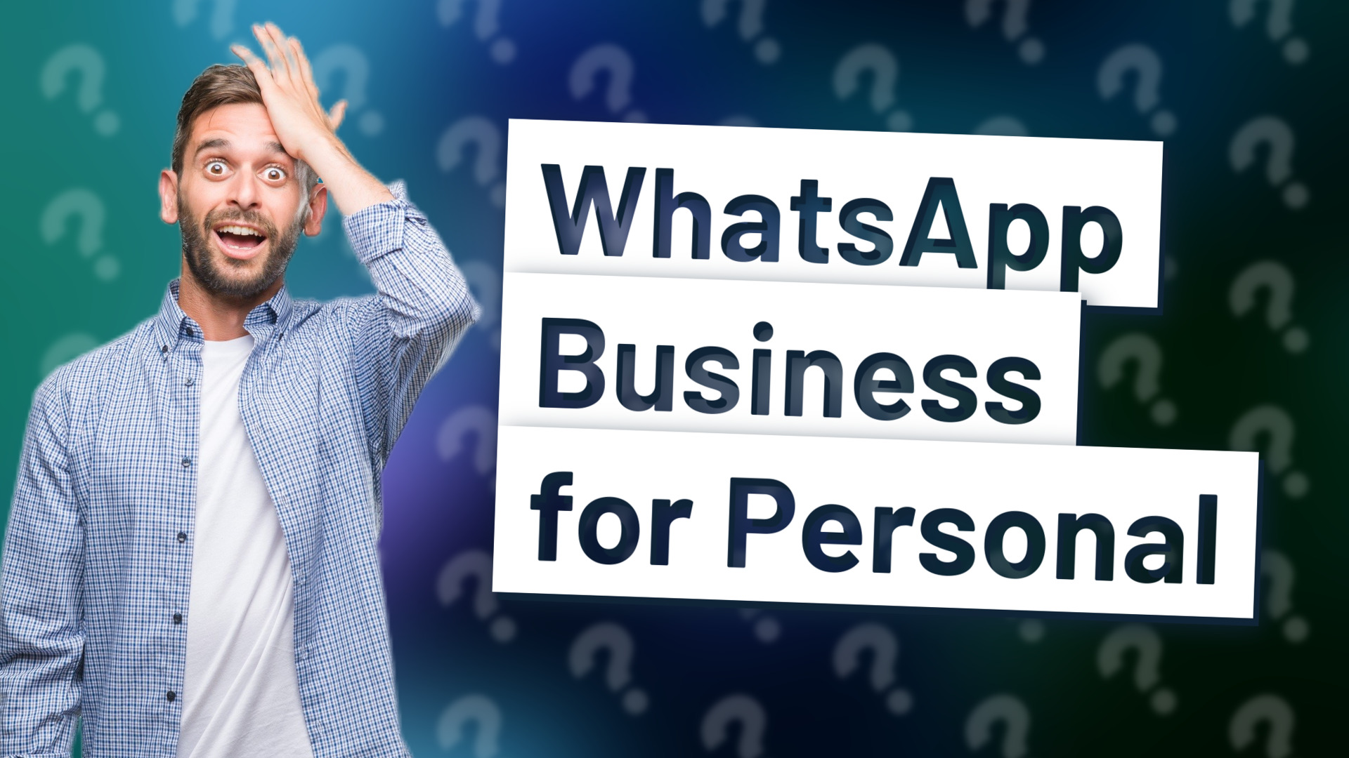 WhatsApp Business for Personal