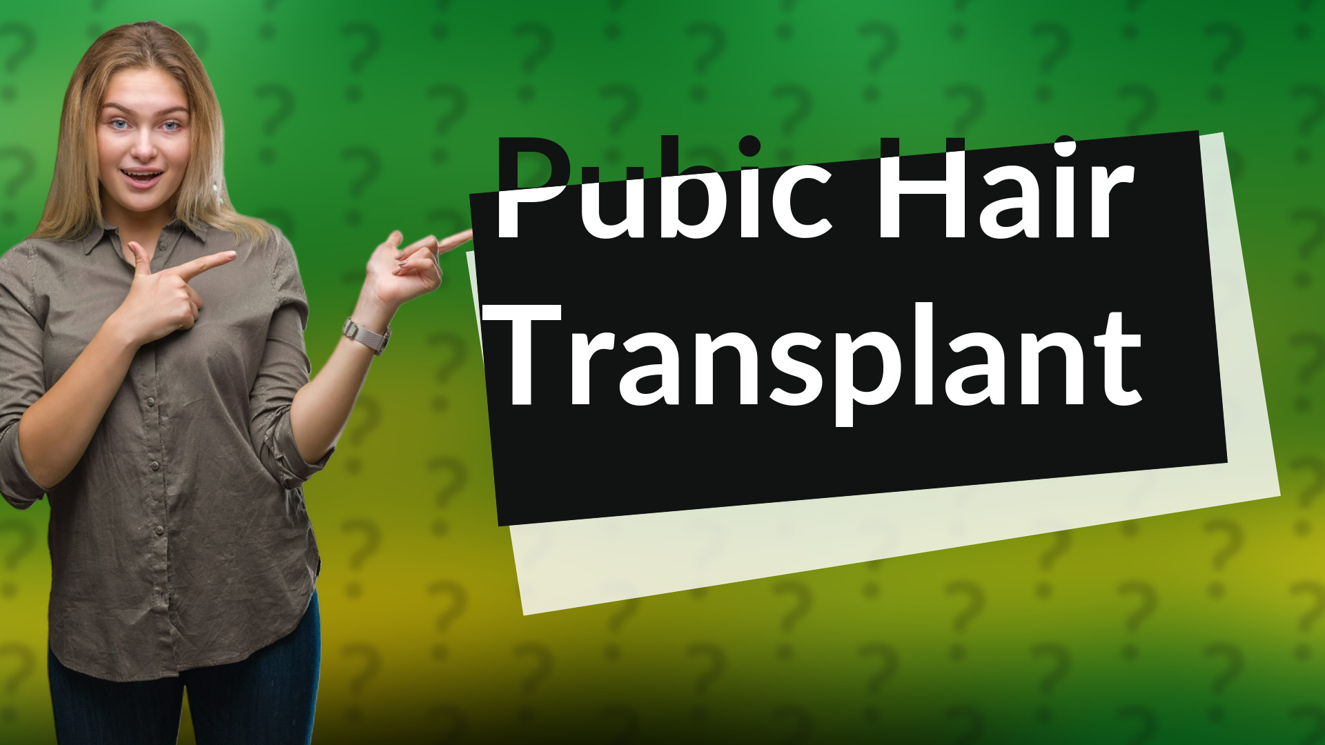 Pubic Hair Transplant