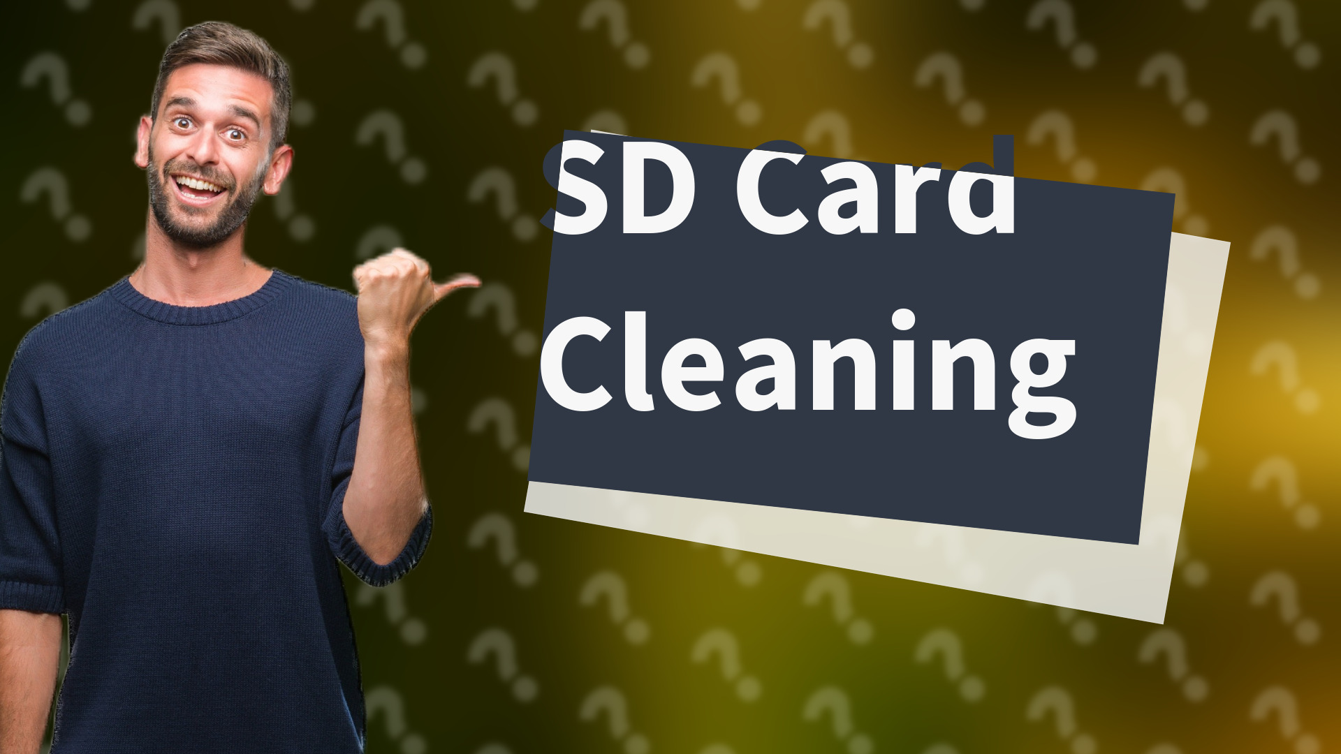 SD Card Cleaning