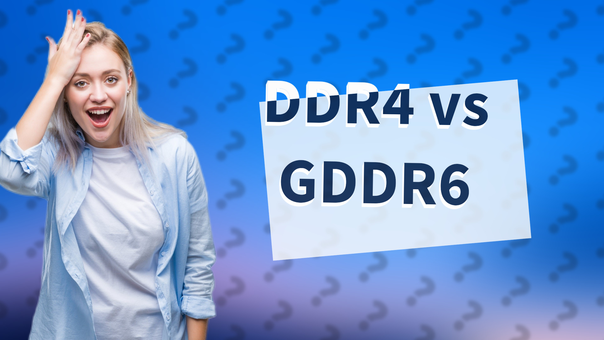 DDR4 vs GDDR6