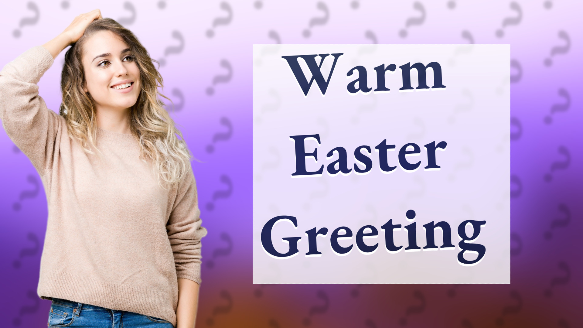 Warm Easter Greeting