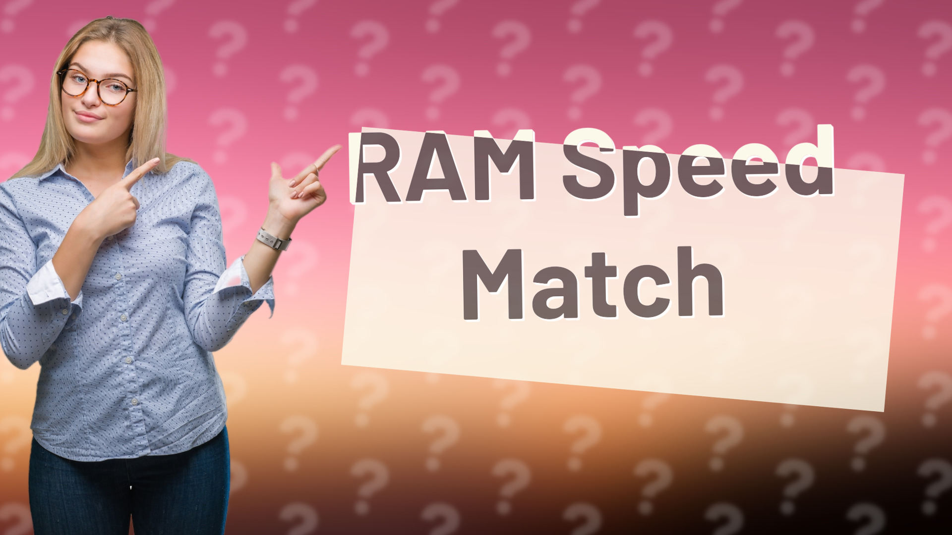 RAM Speed Match