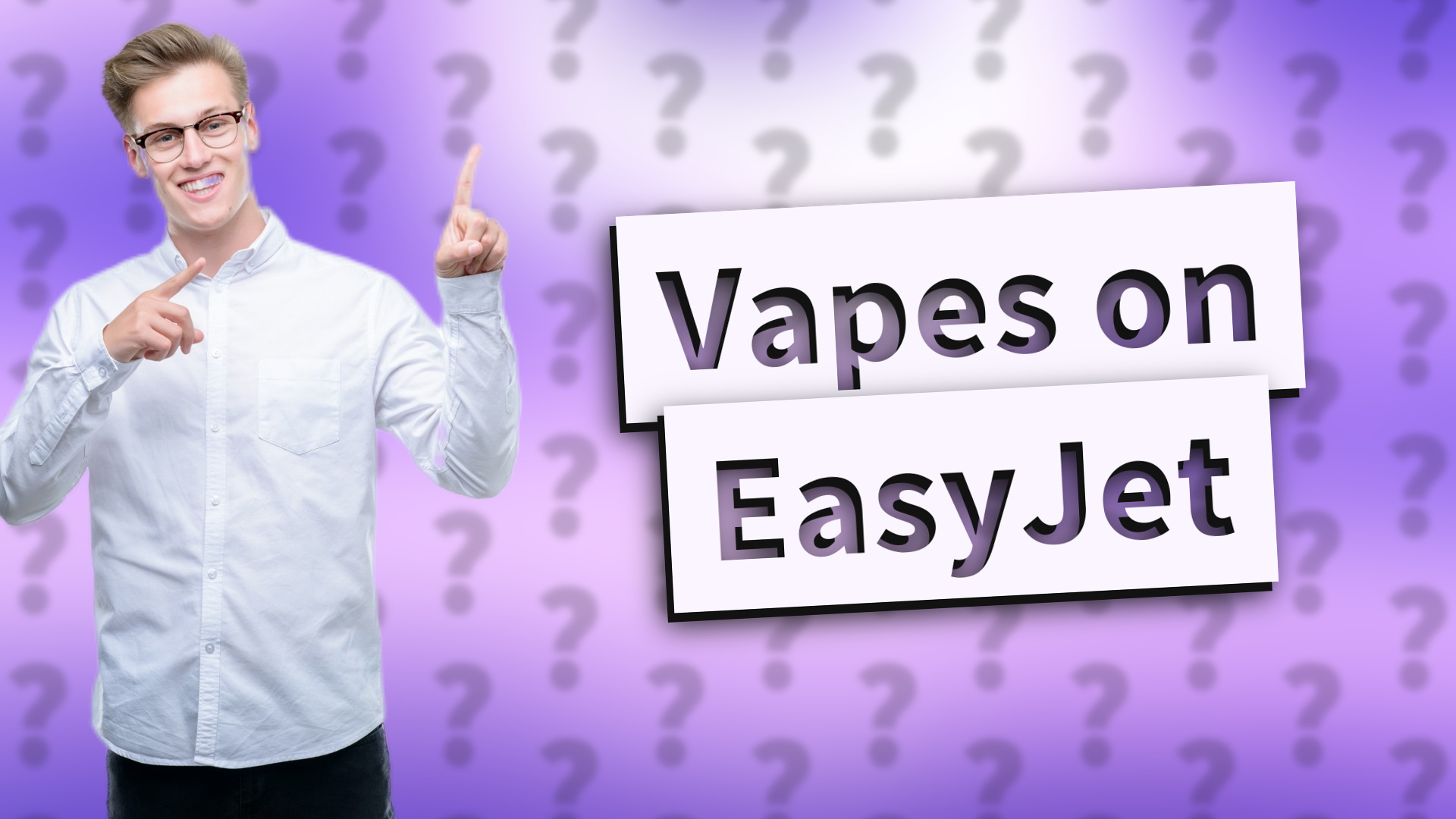Vapes on EasyJet