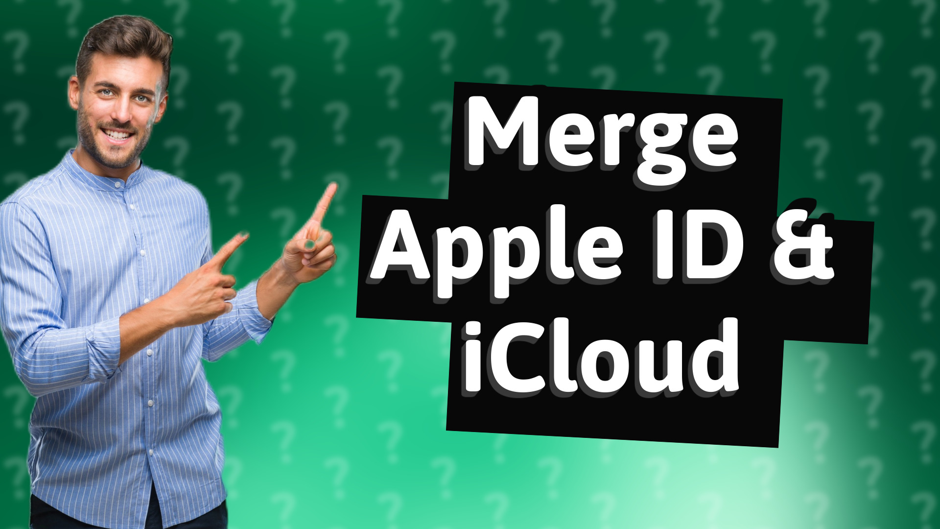 Merge Apple ID & iCloud