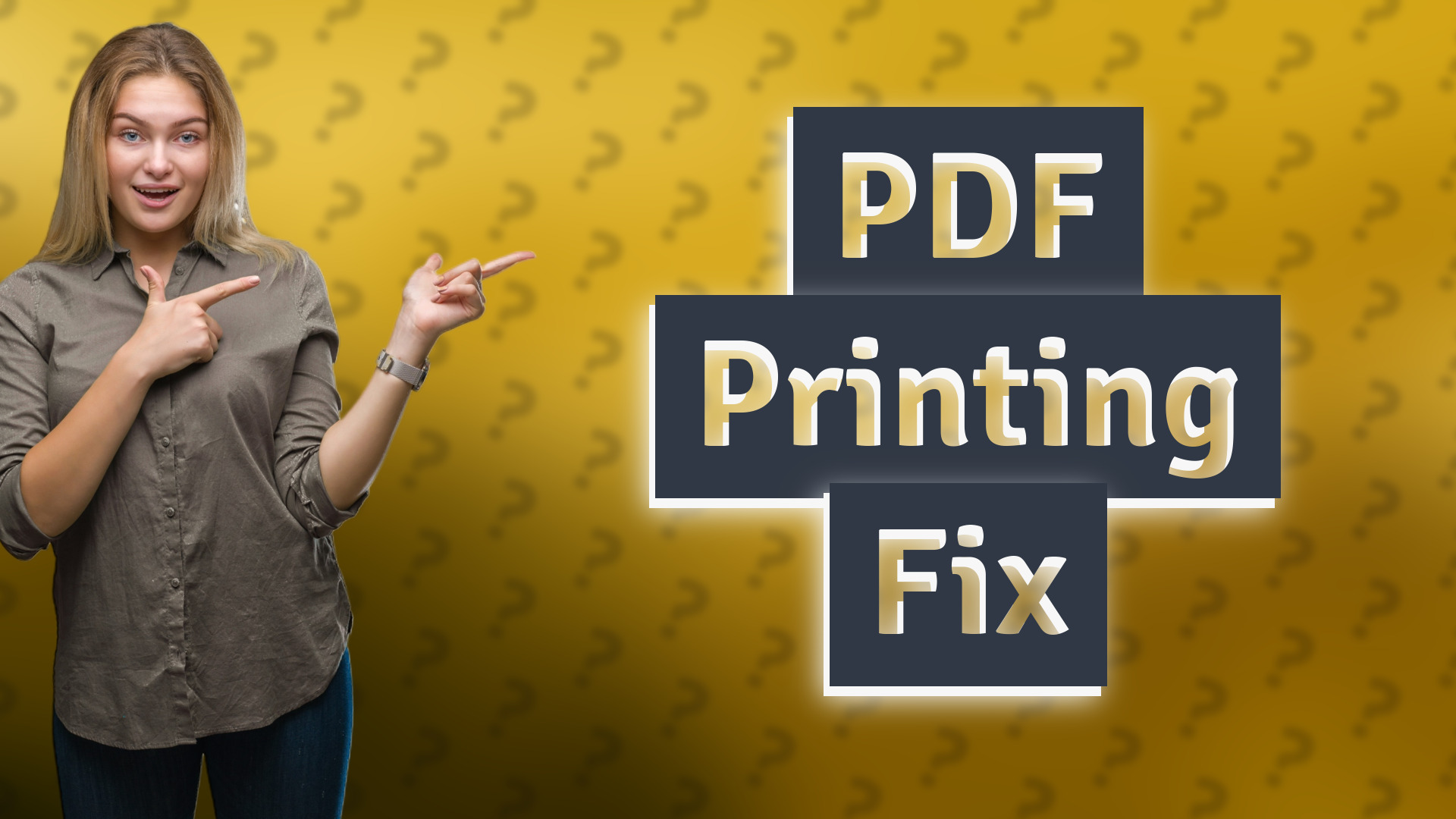 PDF Printing Fix