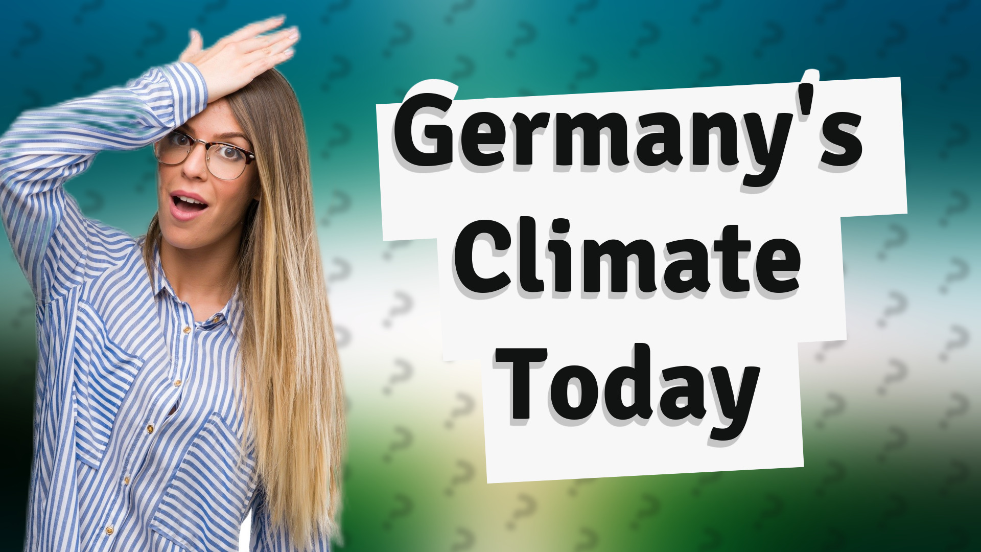 Germany's Climate Today