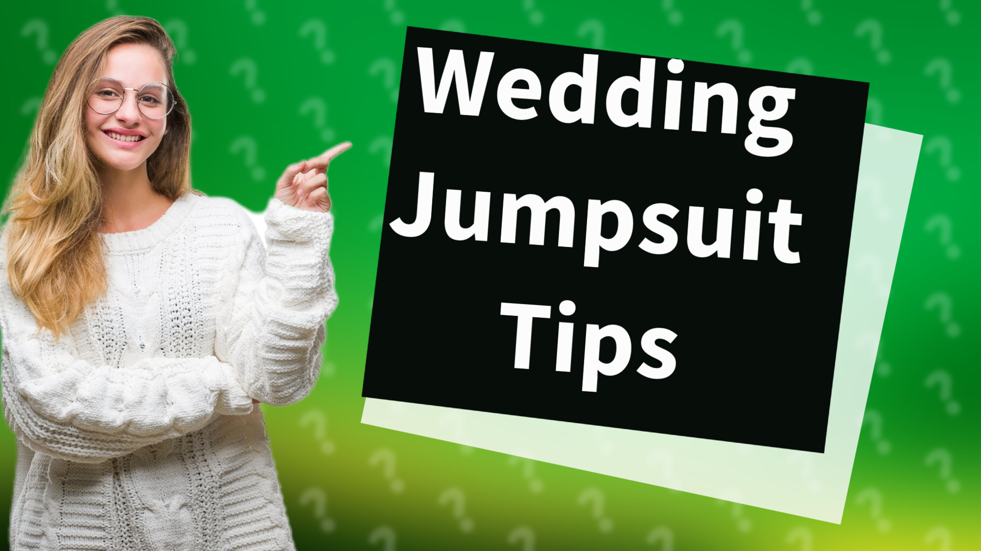 Wedding Jumpsuit Tips
