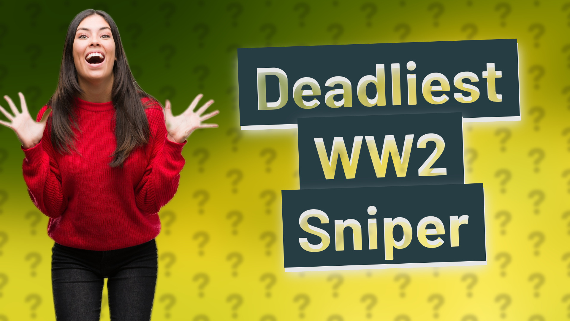 Deadliest WW2 Sniper