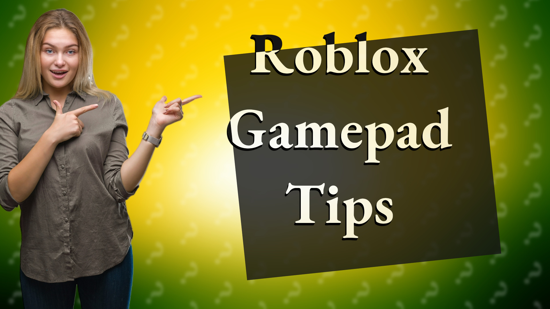 Roblox Gamepad Tips
