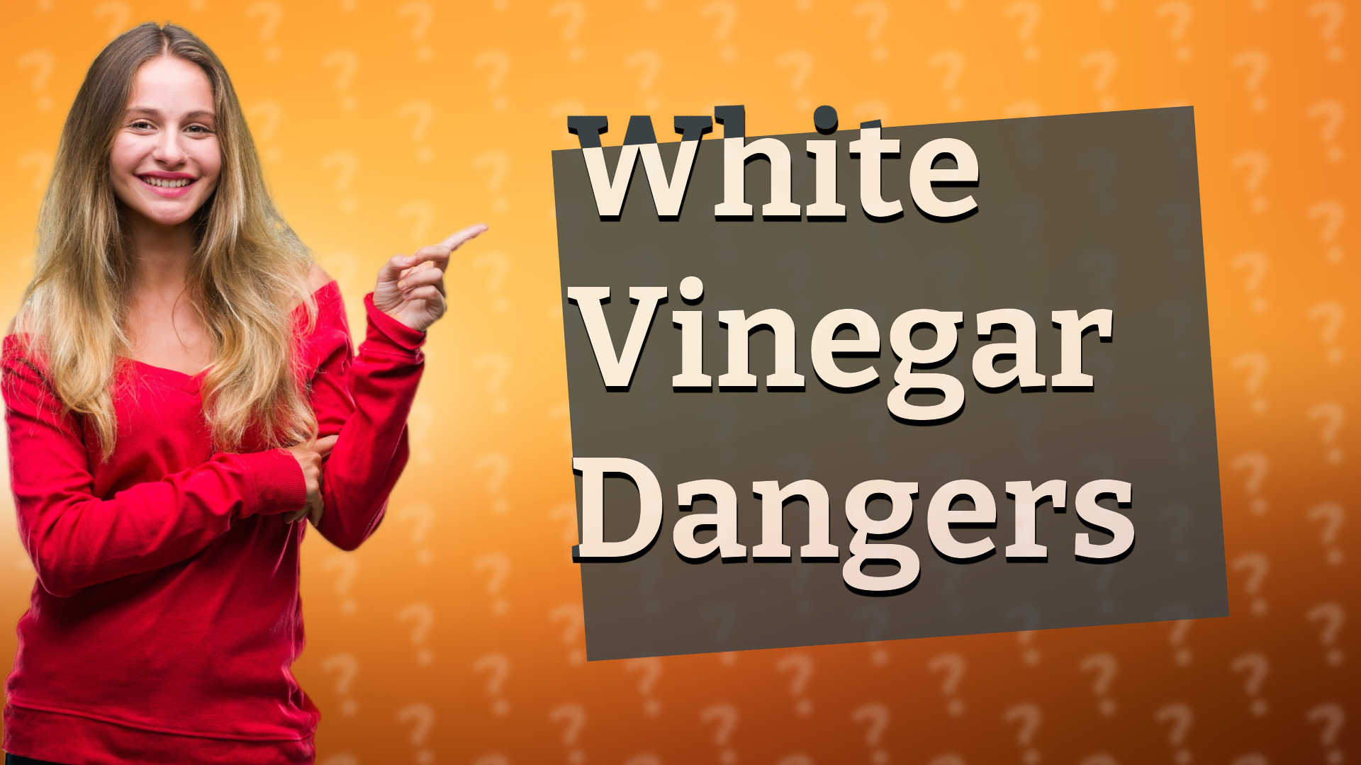 White Vinegar Dangers
