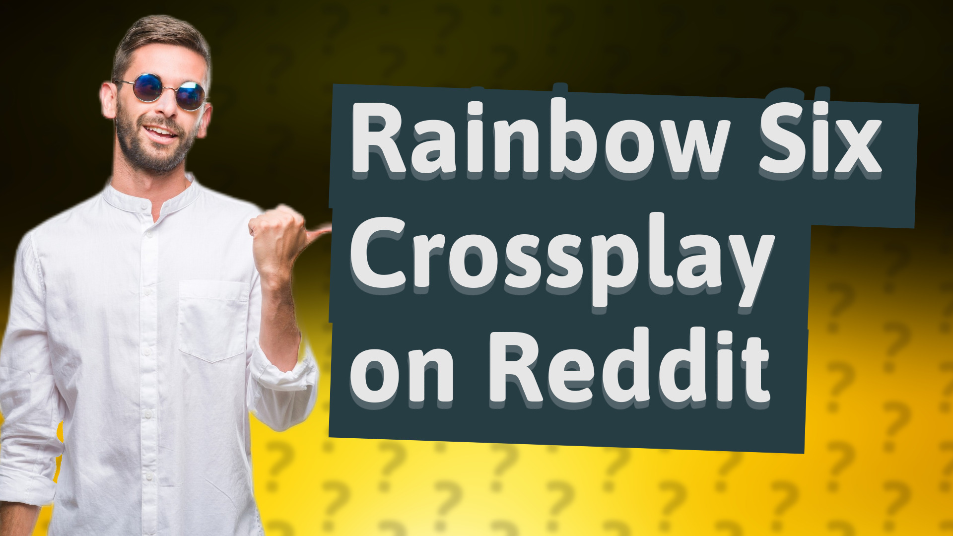 Rainbow Six Crossplay on Reddit