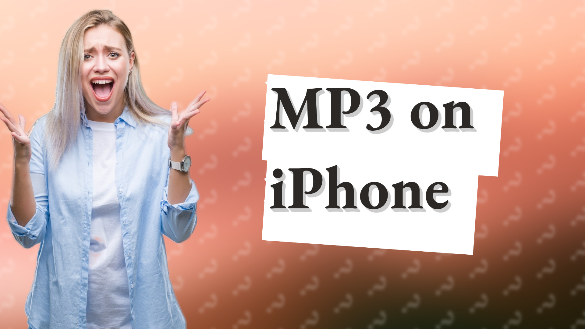 MP3 on iPhone