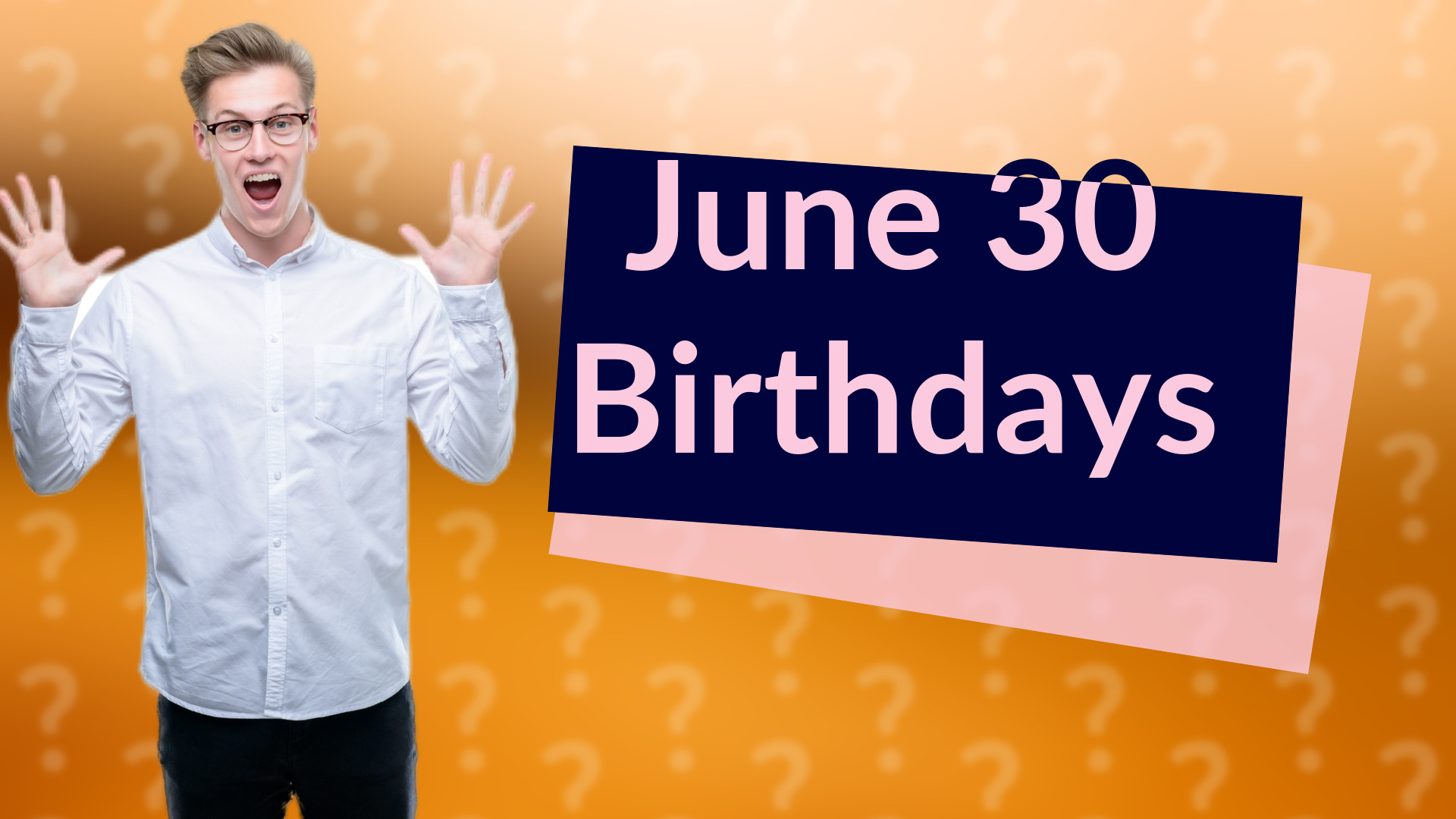 June 30 Birthdays