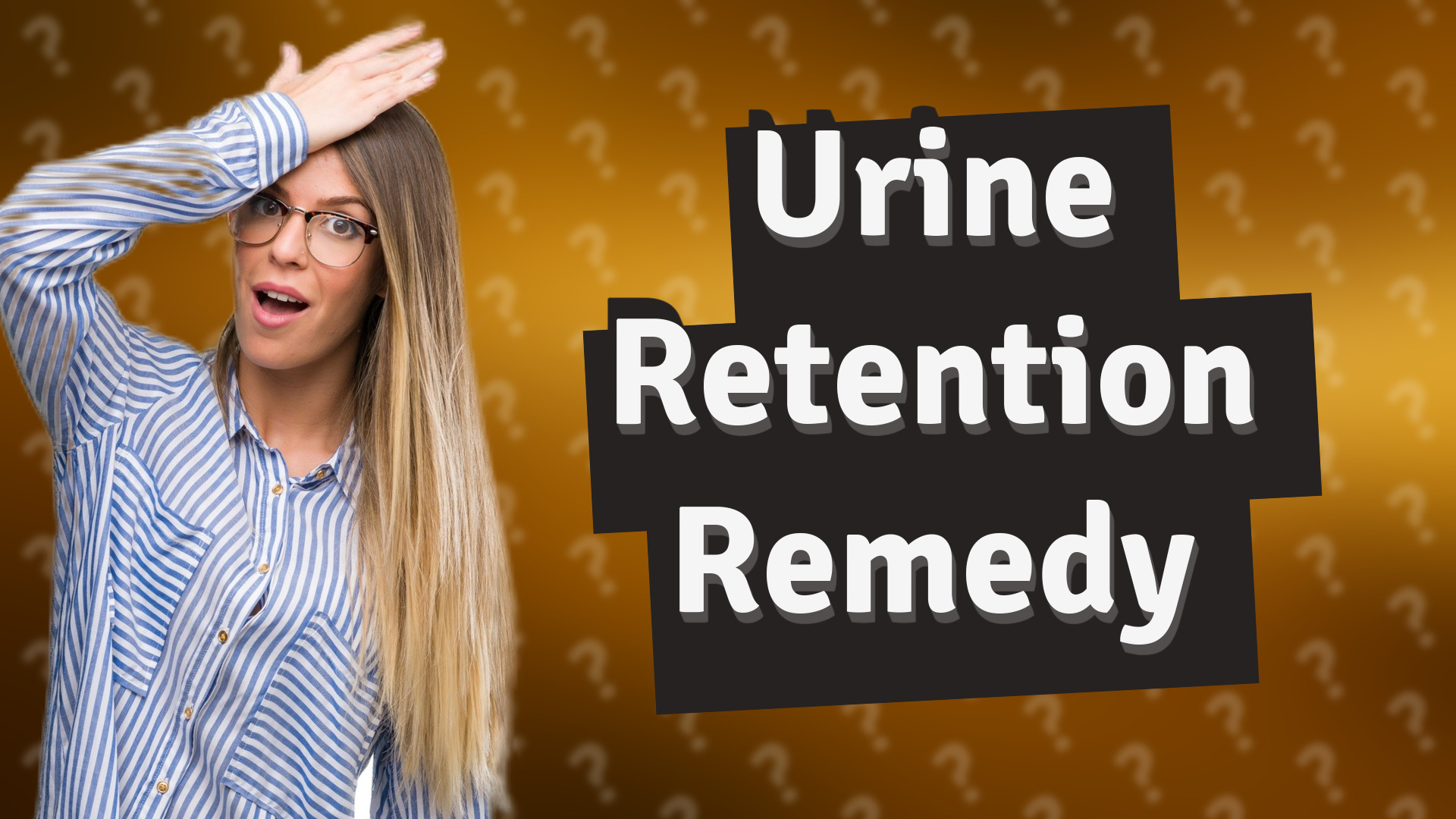 Urine Retention Remedy