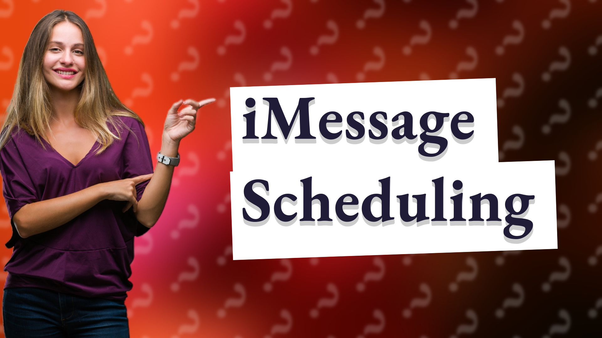 iMessage Scheduling