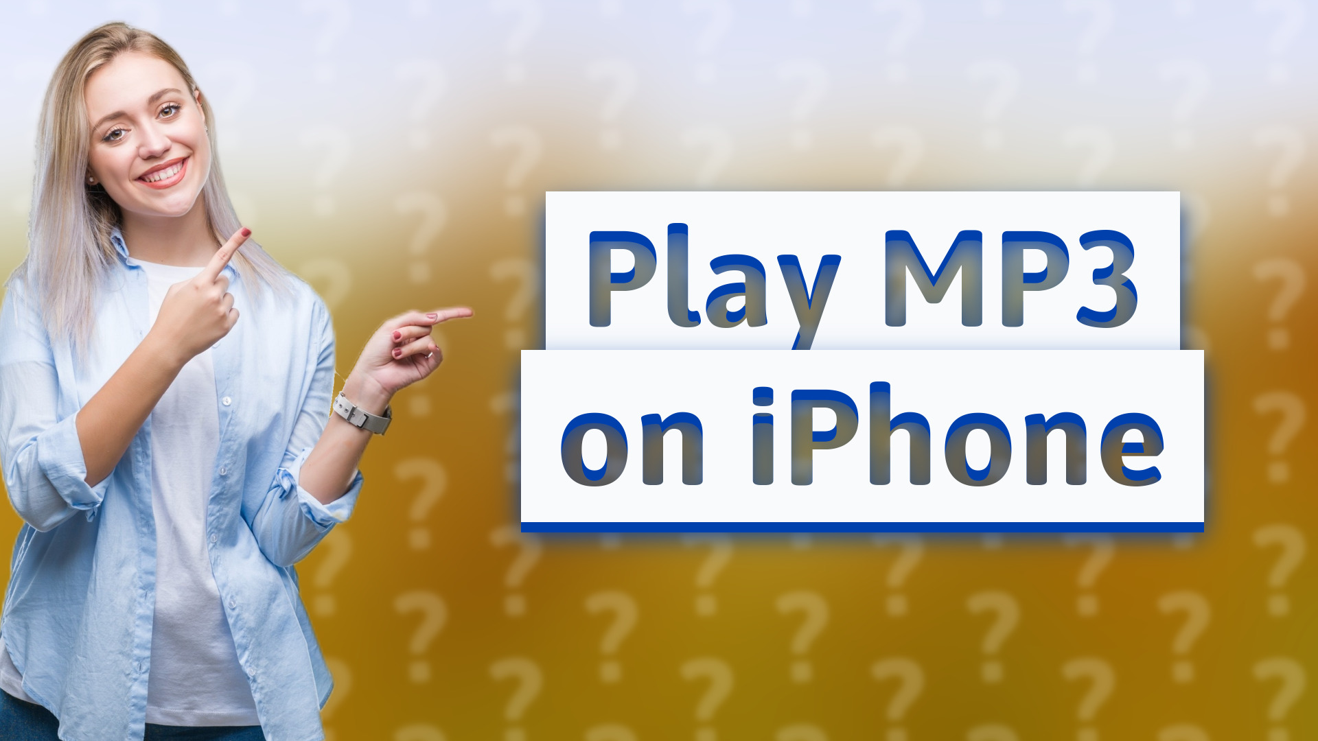 Play MP3 on iPhone