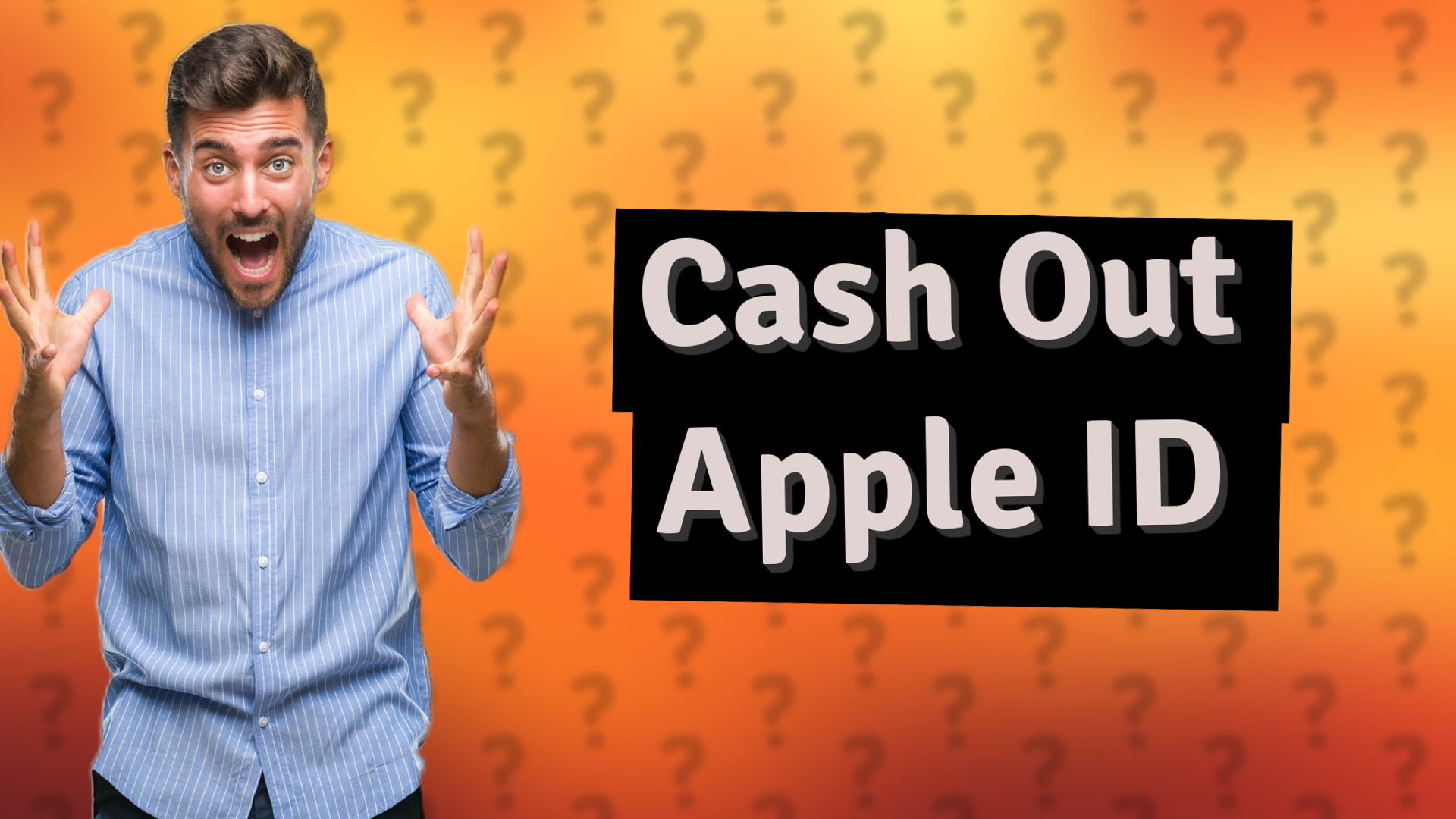 Cash Out Apple ID