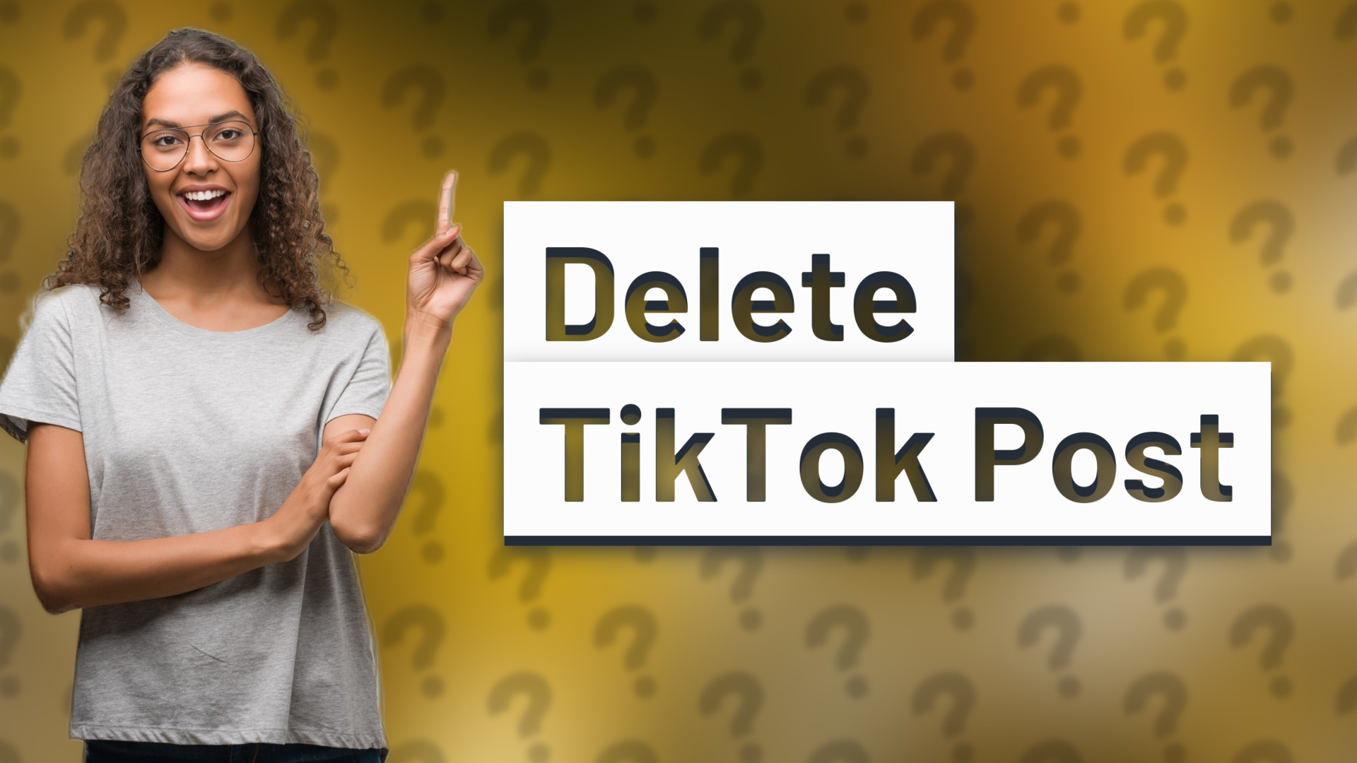 Delete TikTok Post
