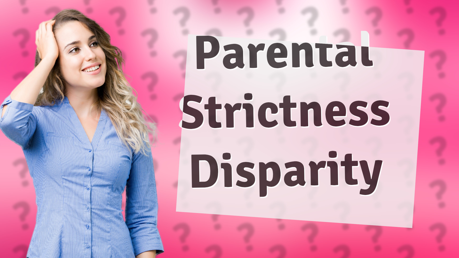 Parental Strictness Disparity