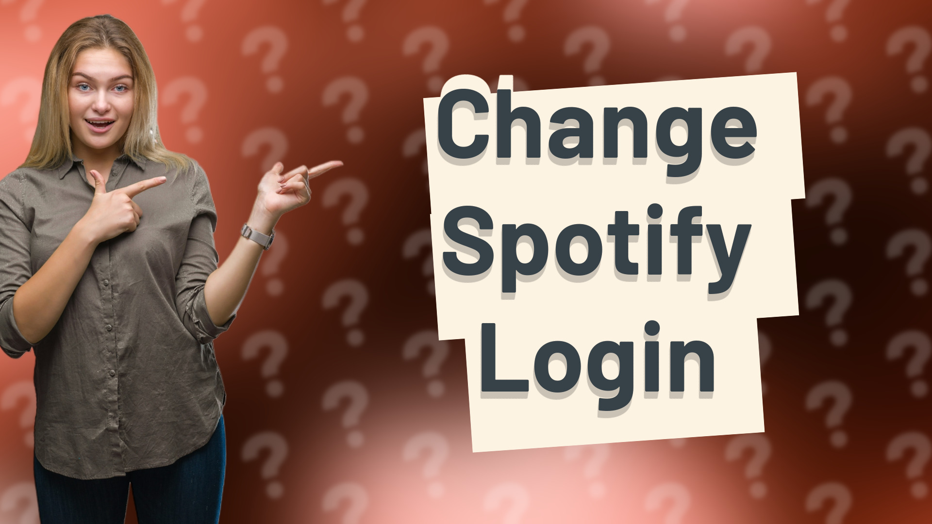Change Spotify Login