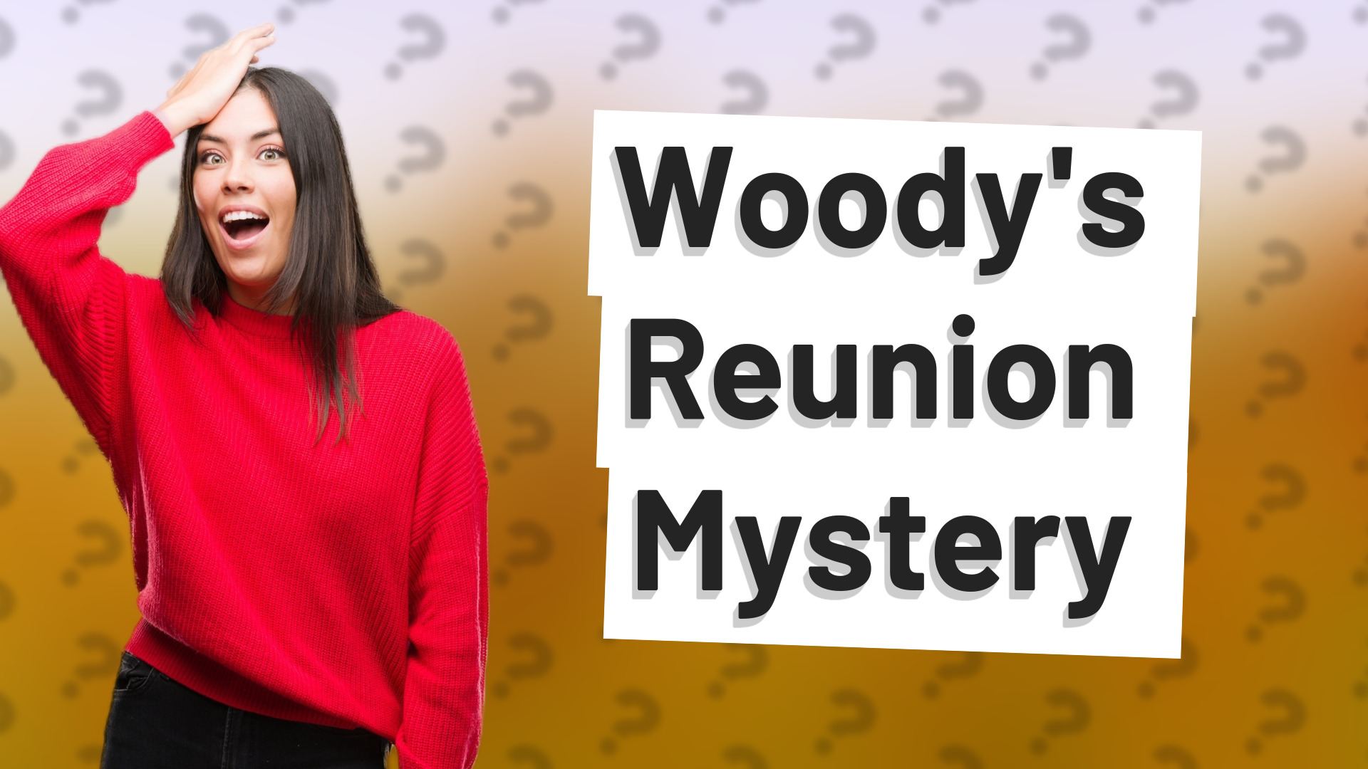Woody's Reunion Mystery