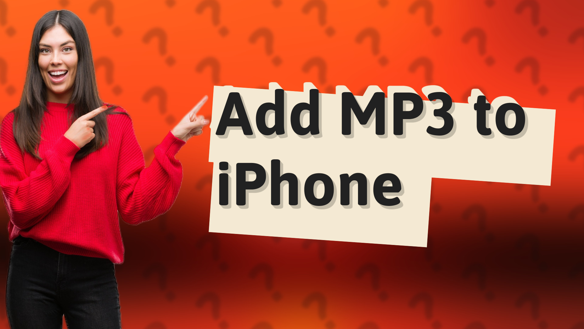 Add MP3 to iPhone