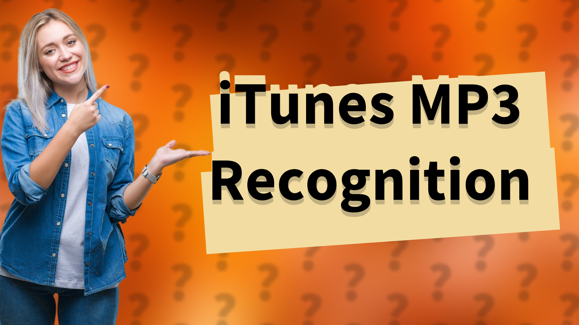 iTunes MP3 Recognition
