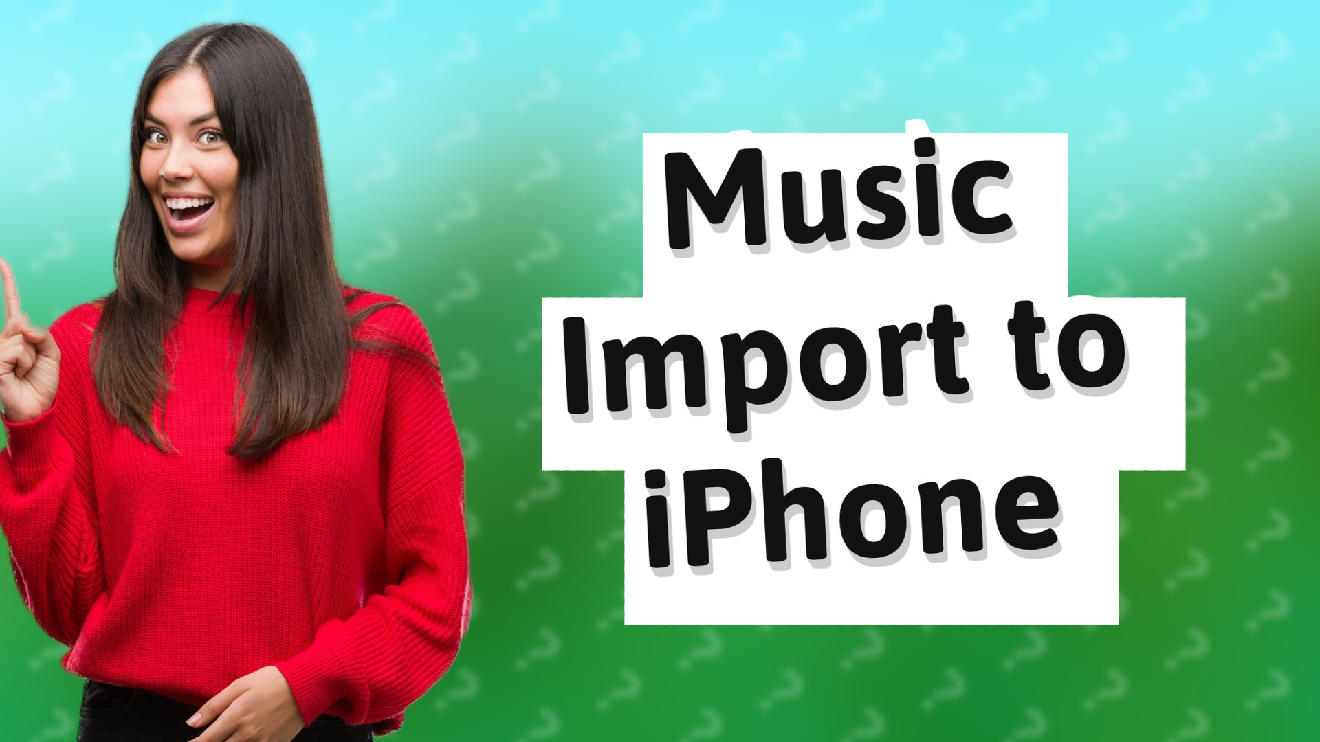 Music Import to iPhone