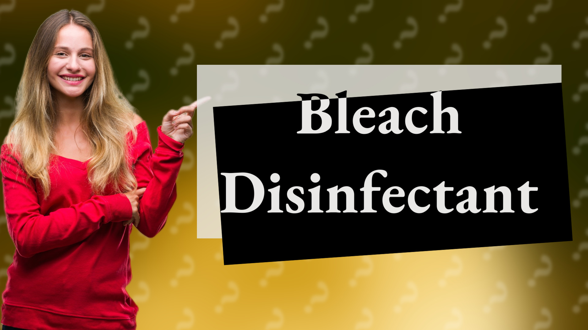 Bleach Disinfectant