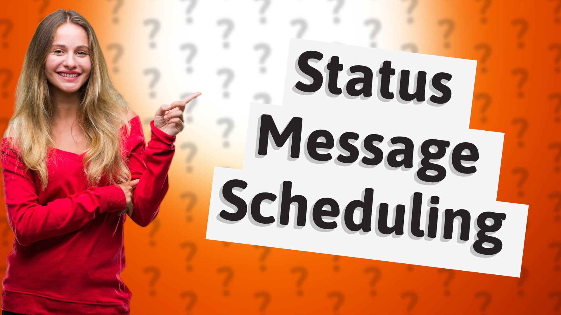 Status Message Scheduling