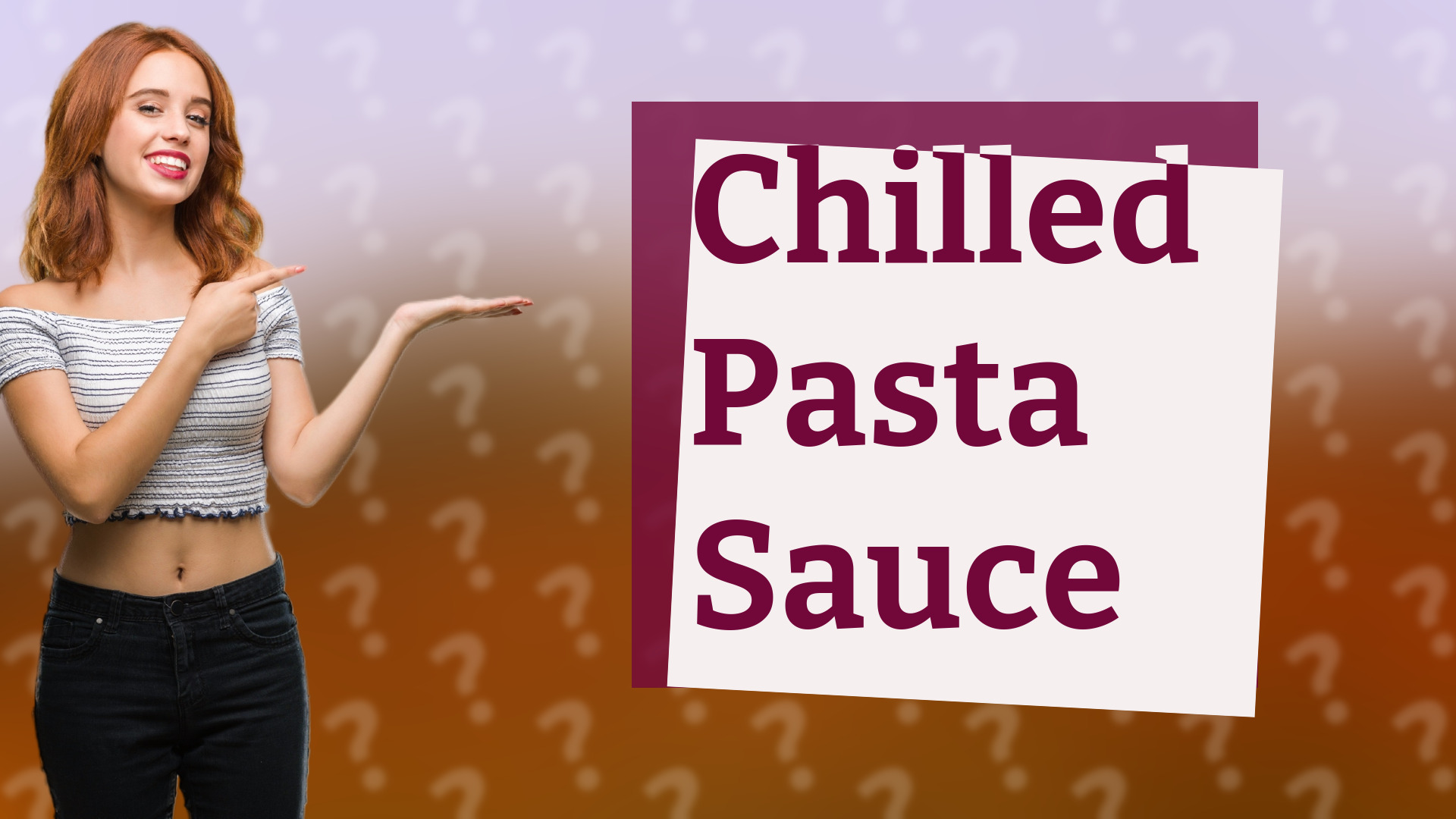 Chilled Pasta Sauce