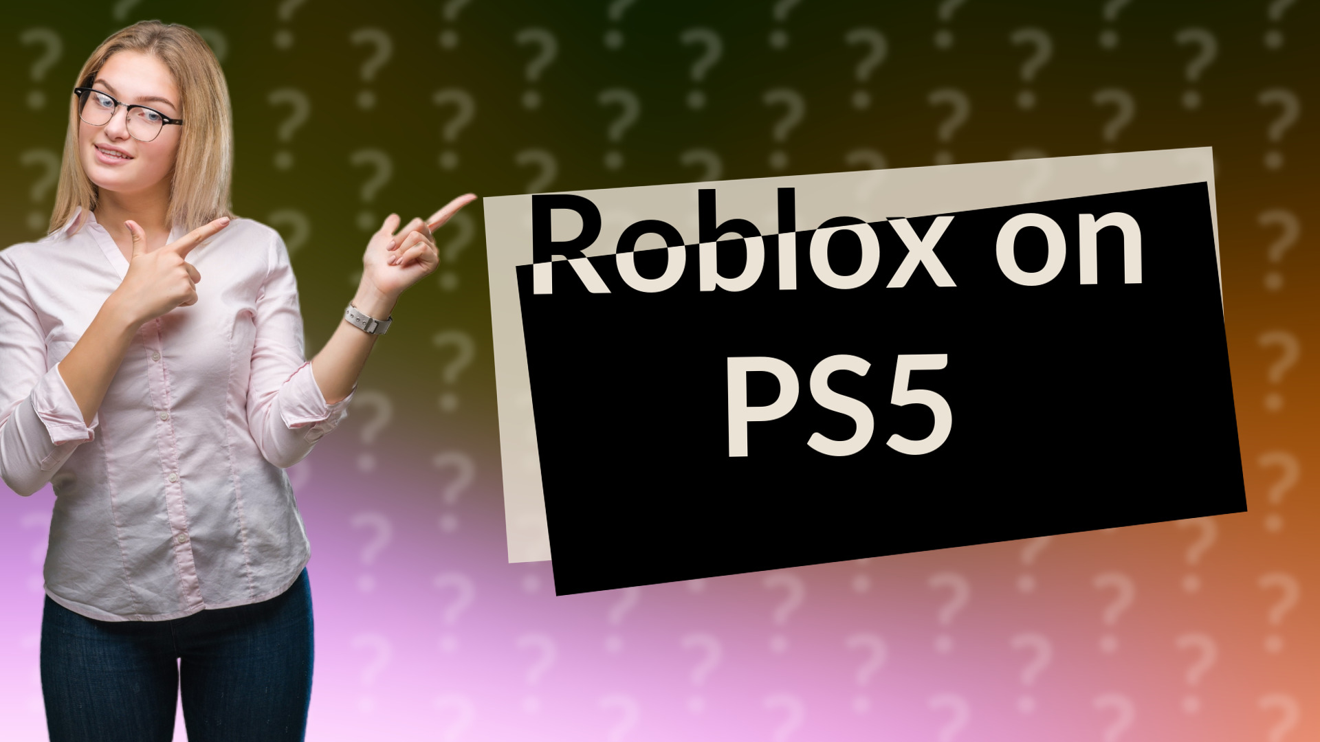 Roblox on PS5
