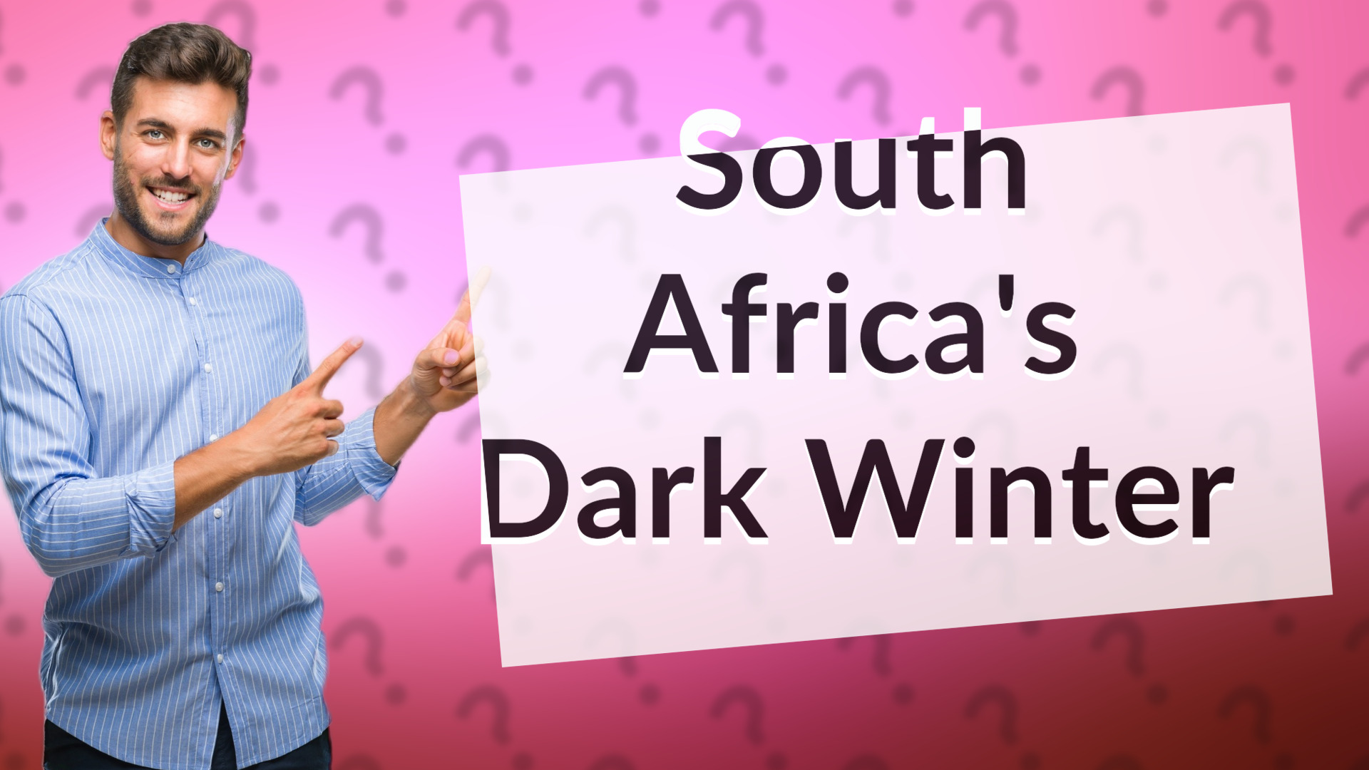 South Africa's Dark Winter